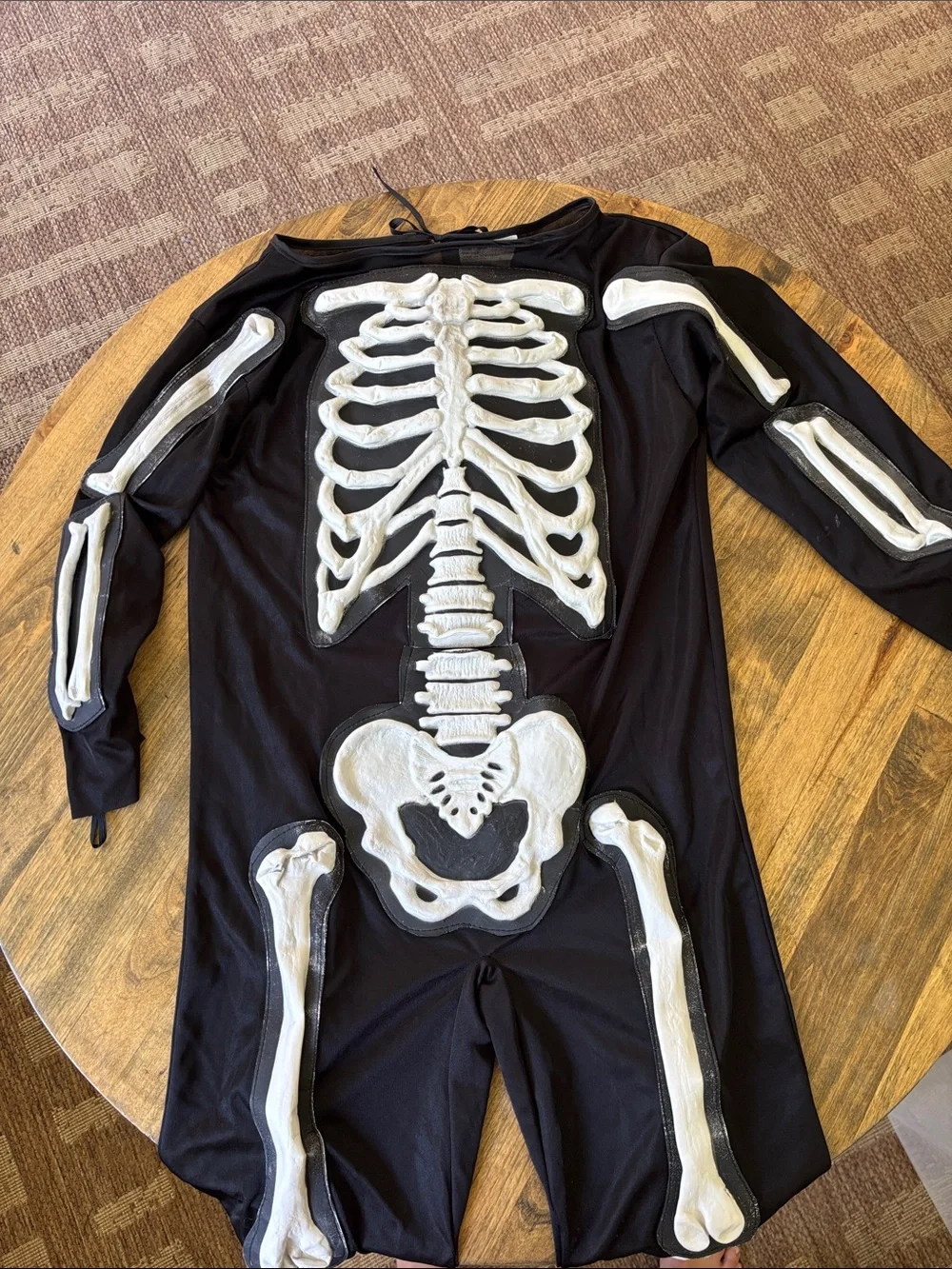 Kids Size 8-10 3D Skeleton Halloween Costume